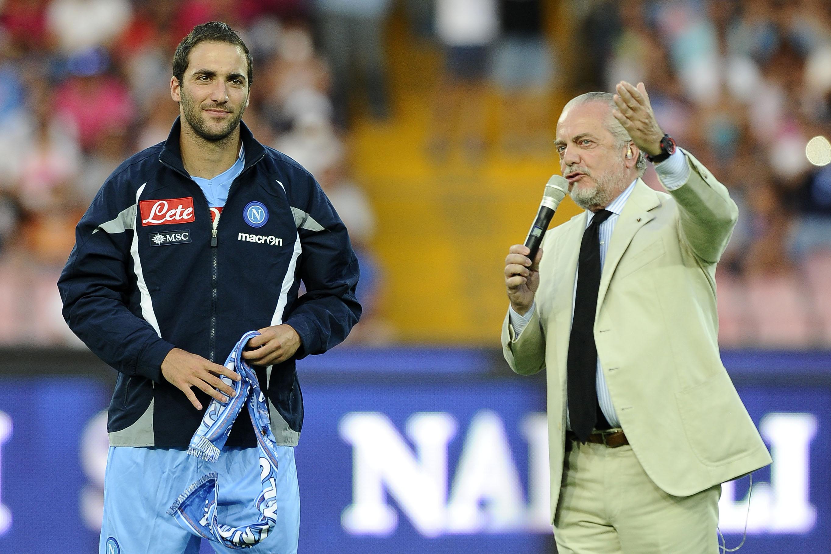 De Laurentiis Higuain Napoli 2013 ifa